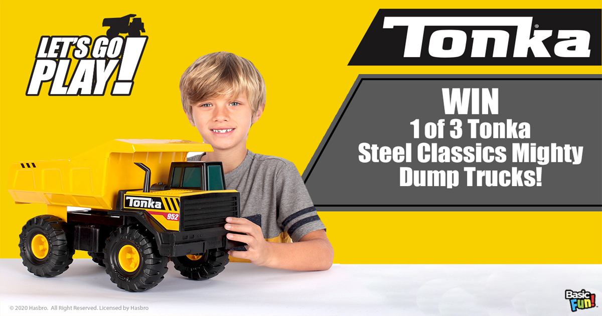 For A Chance To Win A Tonka Steel Classics Mighty Dump Truck UK Mums TV