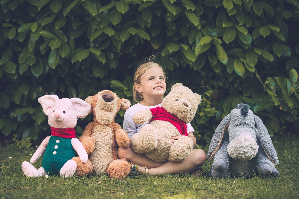 christopher robin stuffed animal collection