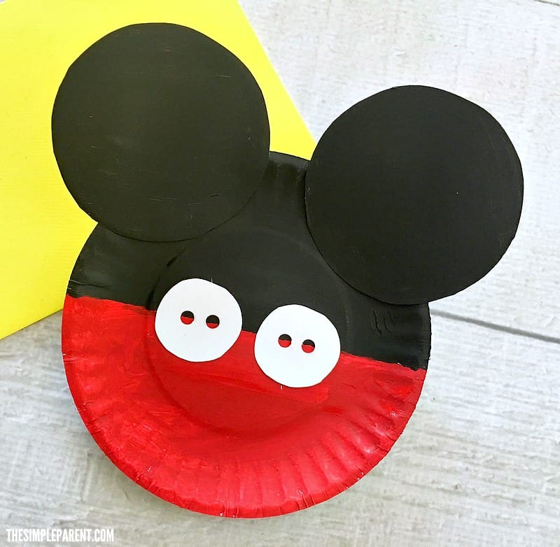 Minnie mouse best sale paper plate craft