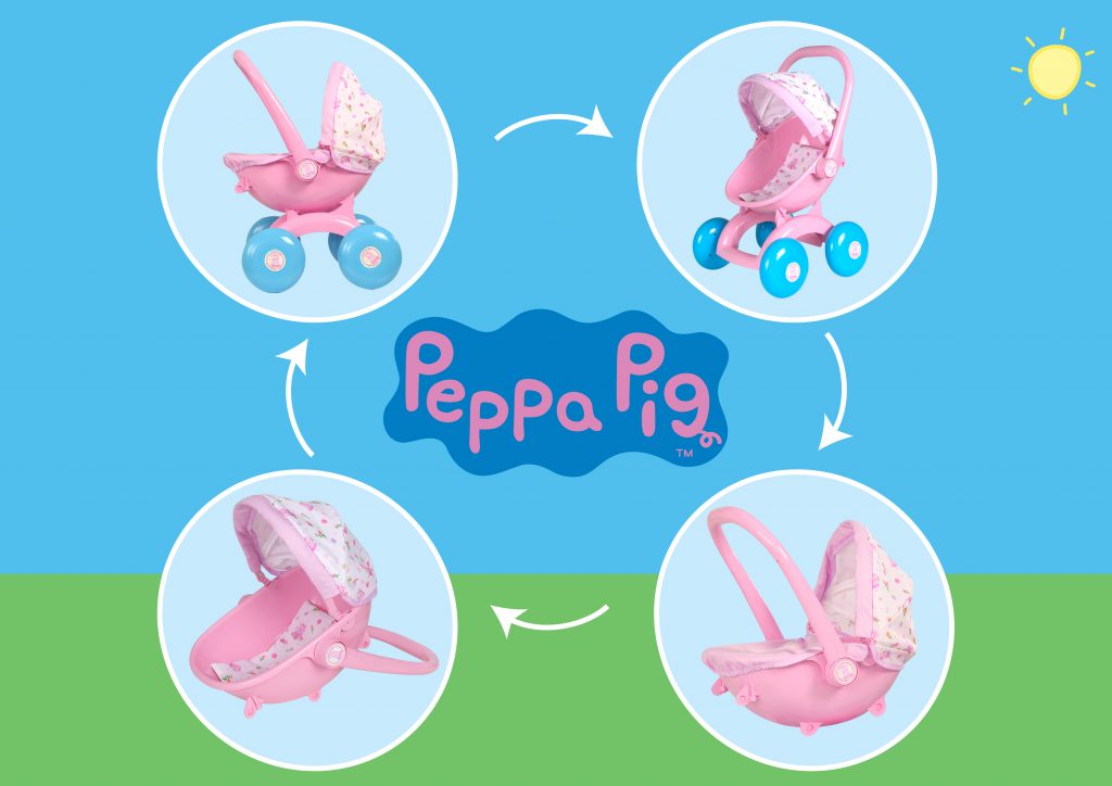 peppa pig pram set