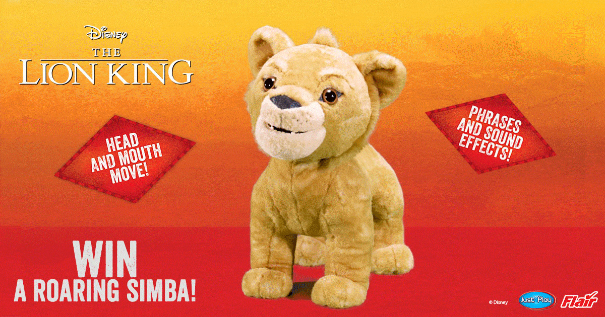 lion king roaring simba toy