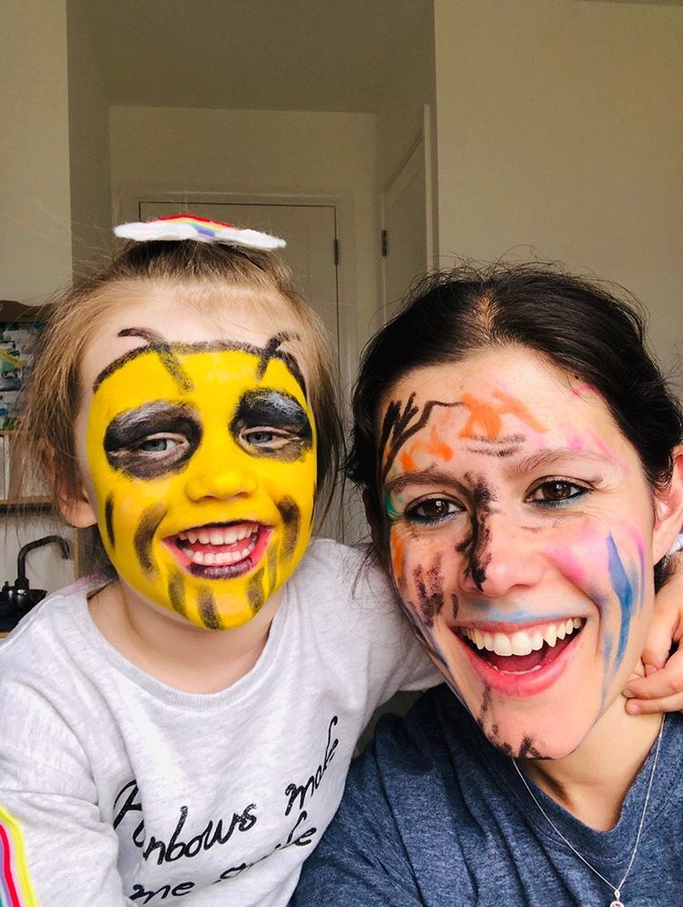 Easy face painting ideas with Little Brian Face Paint Sticks! - UK Mums TV