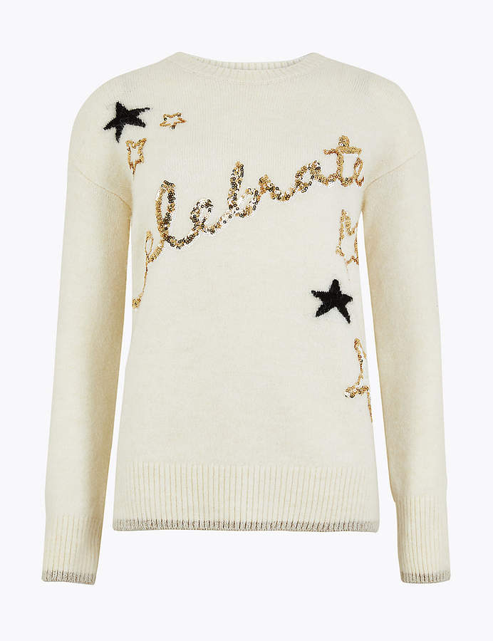 Glitzy christmas outlet jumpers