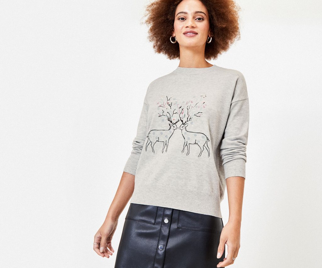 Oasis grey outlet jumper