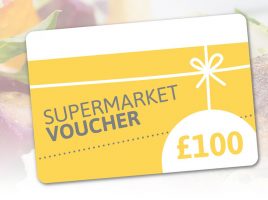 Win a supermarket voucher worth £100!