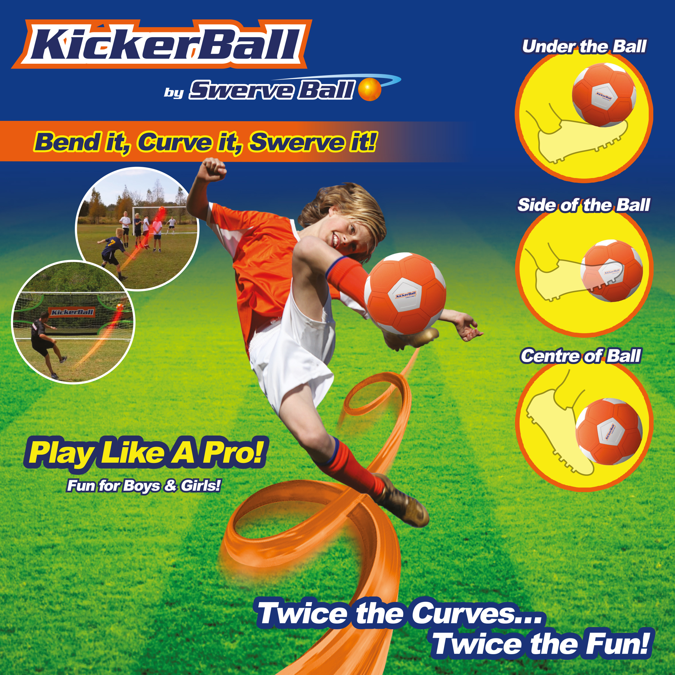 KickerBall by Swerve Ball - Smyths Toys 