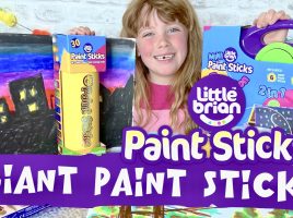 Bella at Dear Mummy Blog reviews the Little Brian Paint Sticks range
