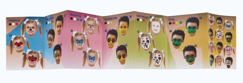 Little Brian Face Paint Sticks Classic, 12 Pack