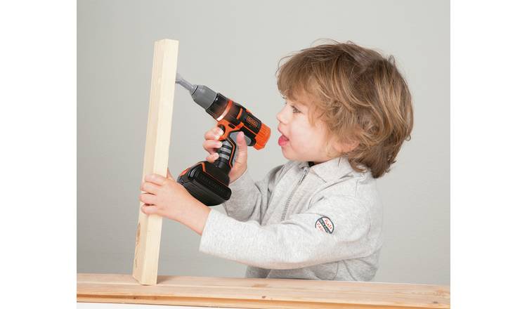 Smoby Giant Black and Decker Toy Workbench-Argos - Pretend Play