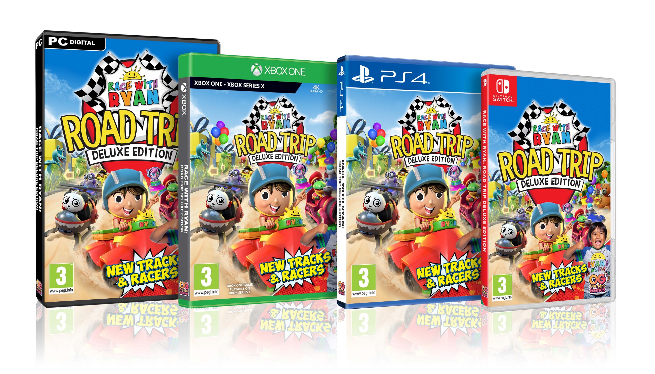 Win 1 of 4 copies of Race With Ryan Road Trip: Deluxe Edition - UK Mums TV