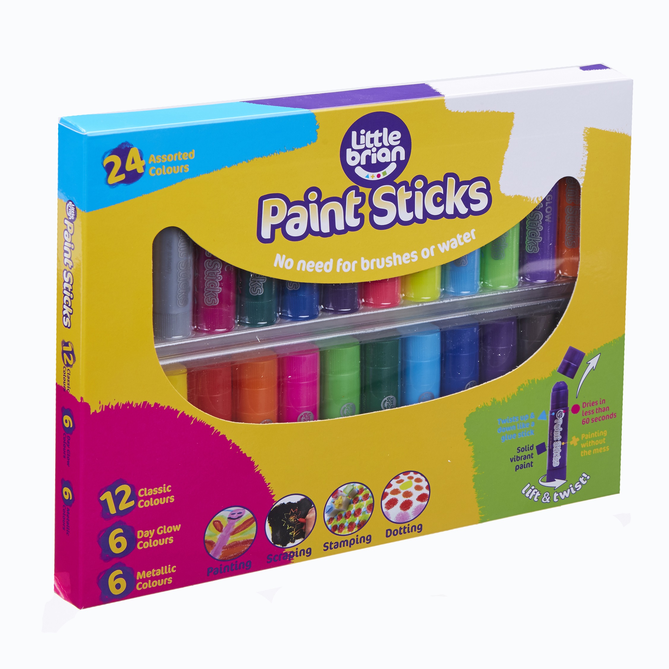 Win a Pack of 24 Little Brian Paint Sticks! UK Mums TV