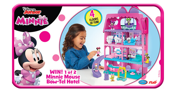 Chance To Win 1 Of 2 Disney Minnie Mouse Bow Tel Hotel Playsets Each