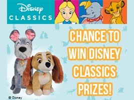 Win a bundle of Disney Classics Plush Toys , worth over £50