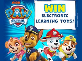 Win PAW Patrol electronic learning toys!