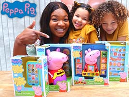 Watch the Peppa Pig electronic learning toys in action!