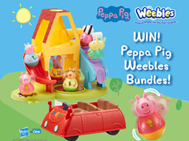 Win a Peppa Pig Weebles toy bundle!