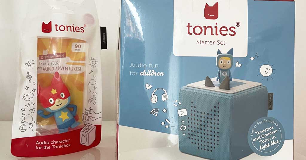 tonies® Toniebox Starterset Rot (Kreativ-Tonie) 