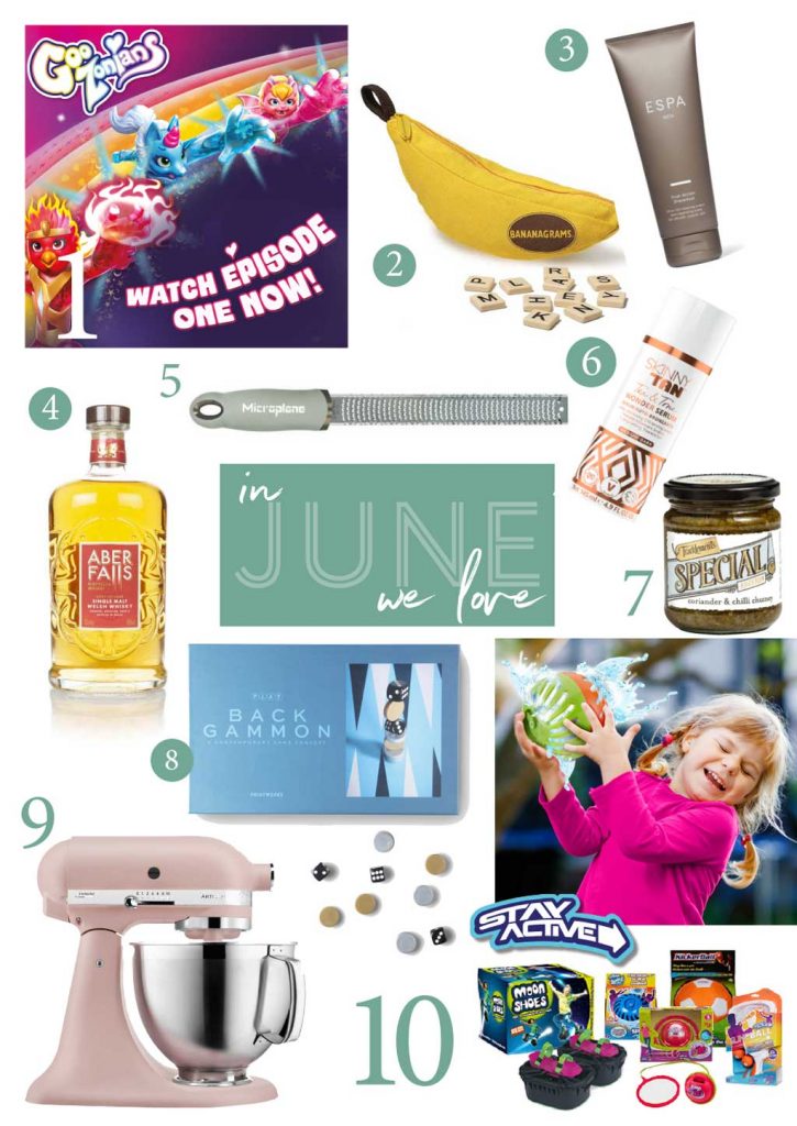 In June we love GooZonians, Stay Active Toys plus lots more besides!
