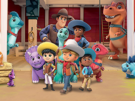 Howdy Ranchers! Meet the Cassidy family and their dinosaur friends