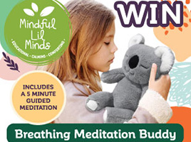 Win 1 of 5 Mindful Lil Minds Breathing Meditation Buddies