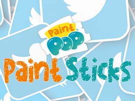 Join the Paint Pop Paint Sticks Twitter frenzy!