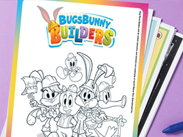 Fun, free Bugs Bunny Builders downloads!
