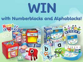 Win Numberblocks and Alphablocks toys from Trends UK