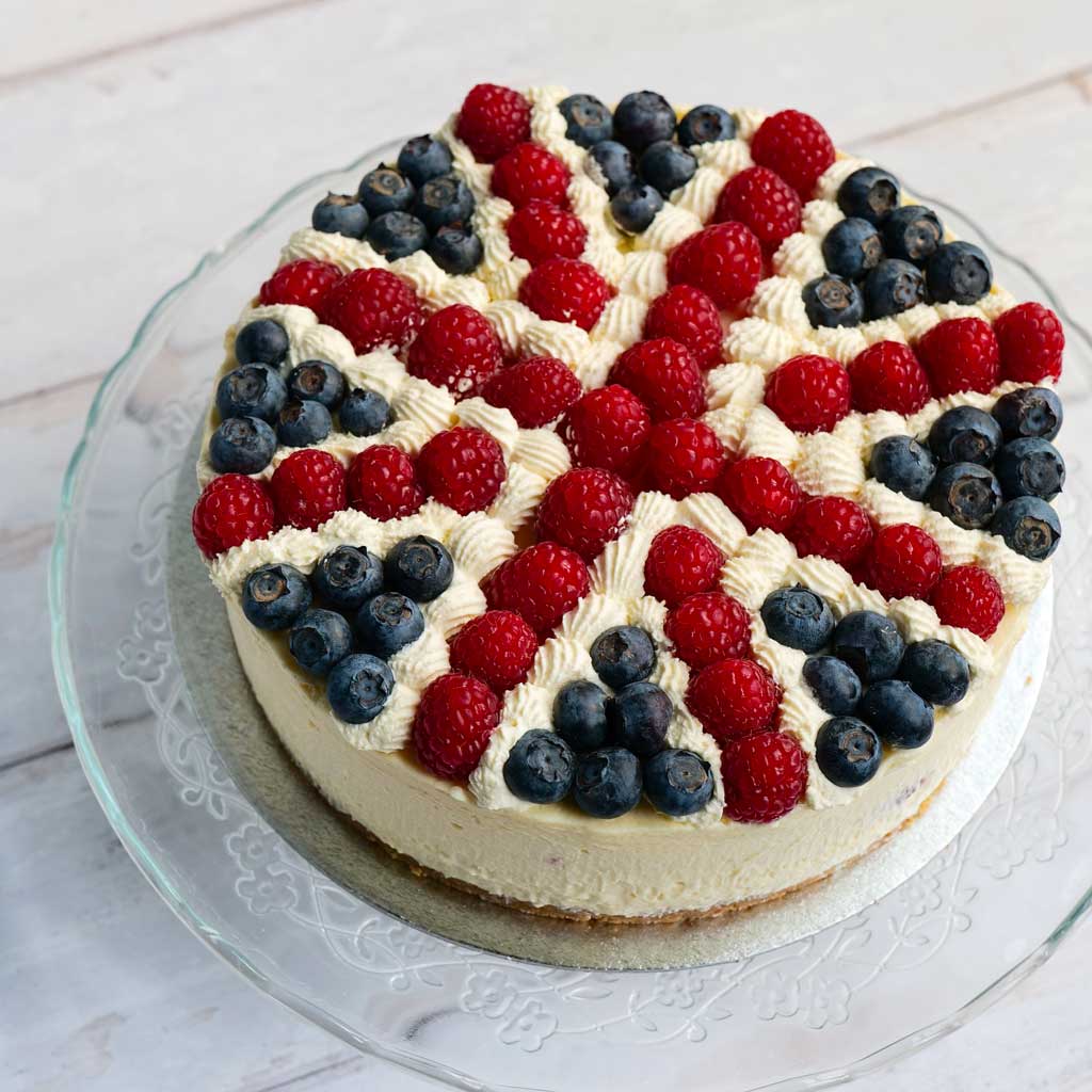 Union jack cheesecake 