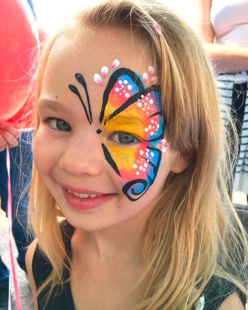 Festival Face Paint Ideas For Kids - Butterfly