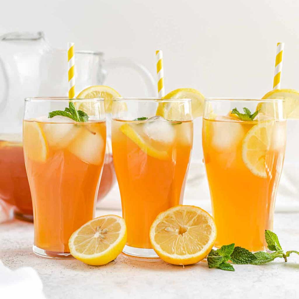 Easy Summer Cocktails (And Mocktails) - Lemon Iced Tea
