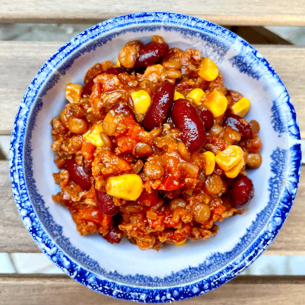 This Mexican-style Chilli Non Carne is just one of ProVeg's Healthy School Lunchbox Ideas & Recipes