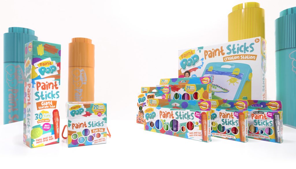 Image of the core Paint Pop collection and not representative of the exact prize